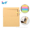 2013 Recycle hardcover notebook include one pad note sticky